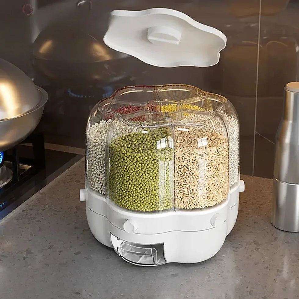 Rotating Rice Dispenser with 360° Rotation - Clarify.pk