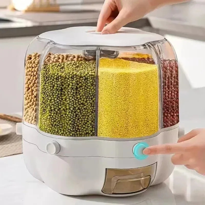 Rotating Rice Dispenser with 360° Rotation - Clarify.pk
