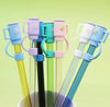 Set of 3 Silicone Straw Toppers Floral Design - Clarify.pk