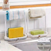 Sponge Holder for sink - Drip Tray & Towel Rack - Clarify.pk