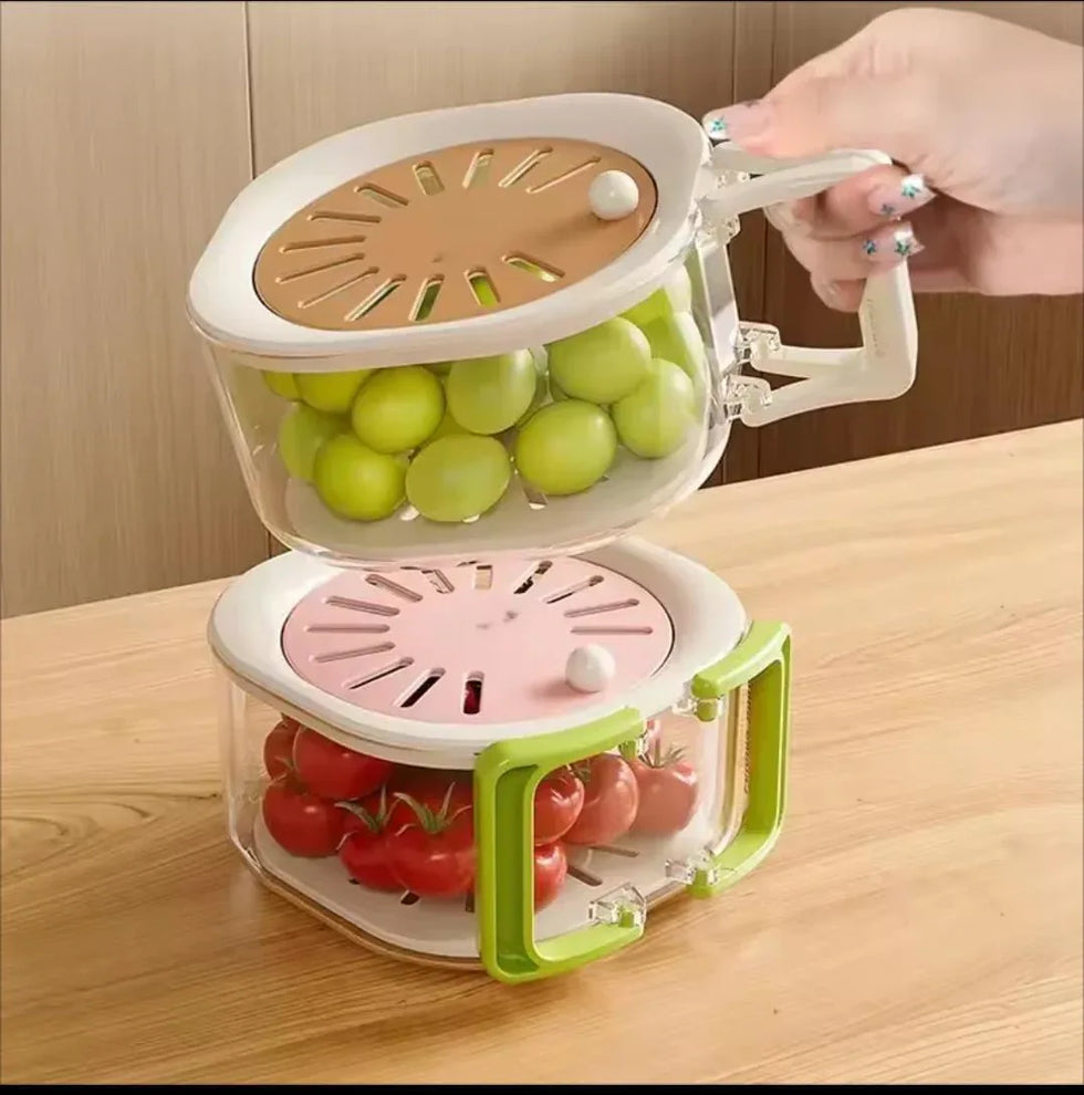 Stackable Kitchen Storage Containers with Lids - Clarify.pk