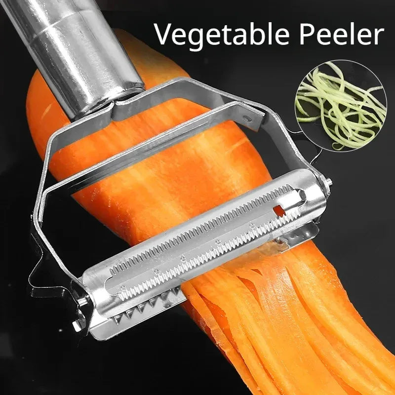 3 in 1 Kitchen Peeler and Grater Stainless Steel - Clarify.pk