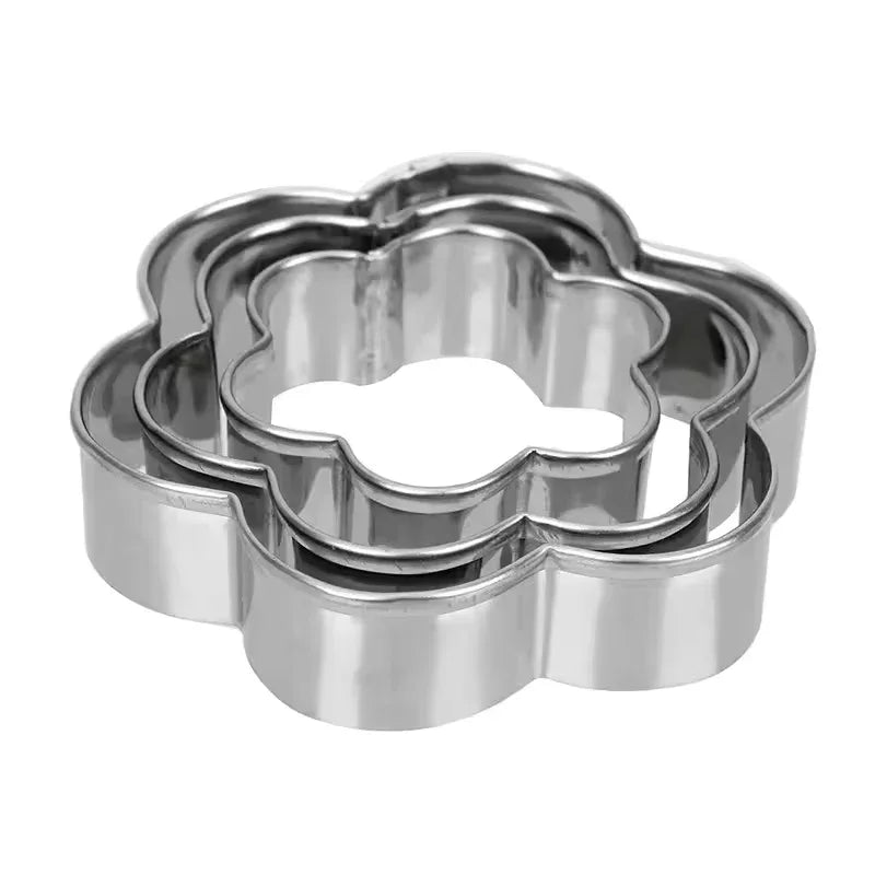 Pack of 12 Stainless Steel Cookie Cutters Set - Clarify.pk