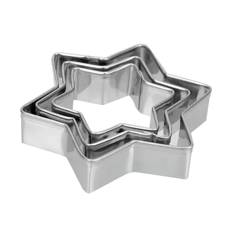 Pack of 12 Stainless Steel Cookie Cutters Set - Clarify.pk
