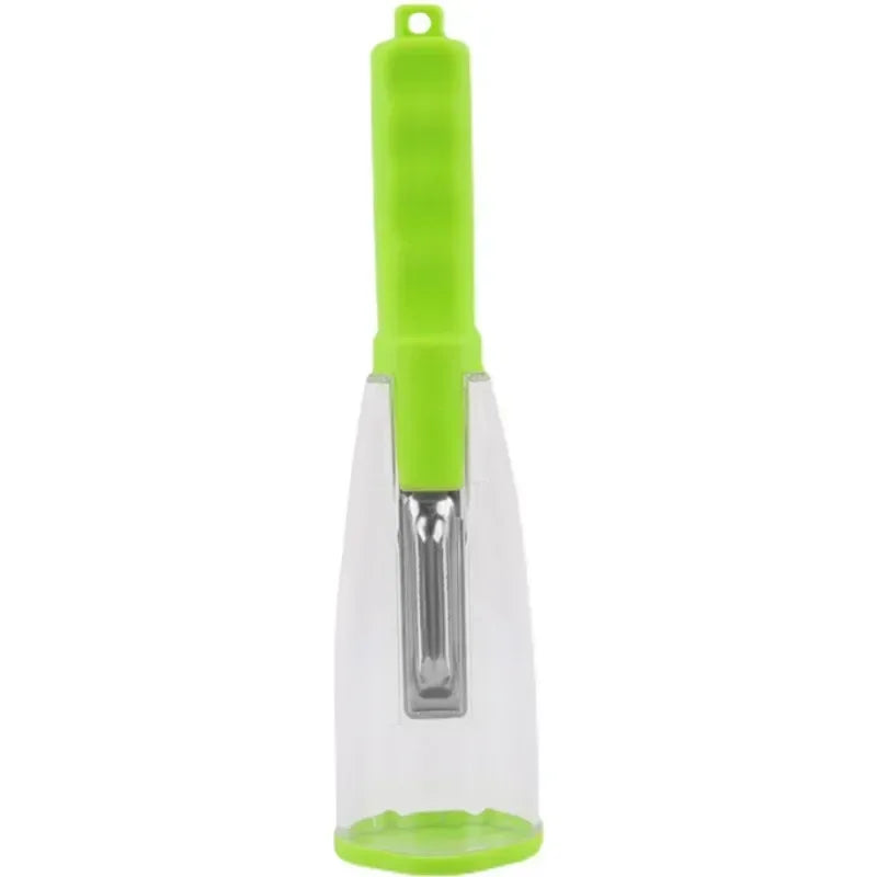 Stainless Steel Fruit Peeler with Storage Box - Clarify.pk