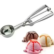 Stainless Steel Ice Cream Scoop - Durable & Easy Use - Clarify.pk