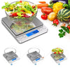 Stainless Steel Kitchen Weighing Scale with LCD - Clarify.pk