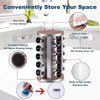 Stainless Steel Rotating Spice Rack Organizer - Clarify.pk