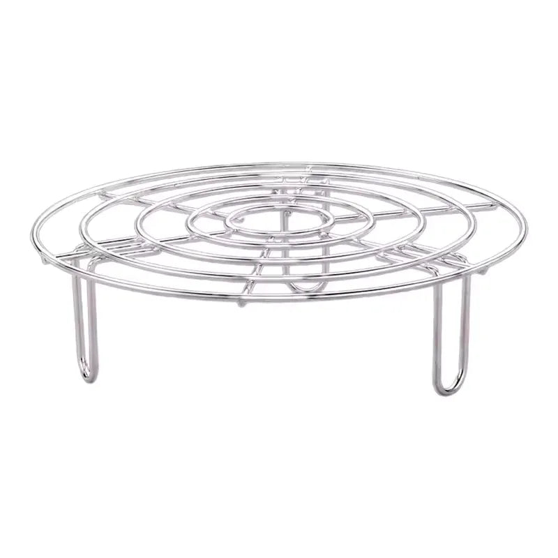 Round Trivet Rack for Cooking – Durable Stainless Steel - Clarify.pk