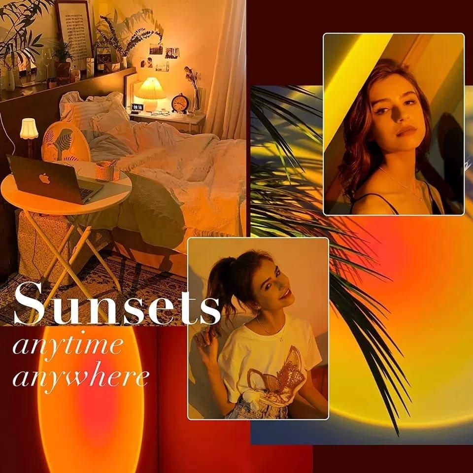 Sunset Projector Lamp for Bedroom Ambiance - Clarify.pk
