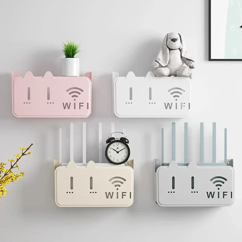 WiFi Router Shelf Organizer Wall Mount - Clarify.pk