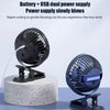 USB Rechargeable Clip-On Fan – Quiet & Long-Lasting - Clarify.pk