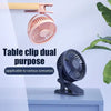 USB Rechargeable Clip-On Fan – Quiet & Long-Lasting - Clarify.pk