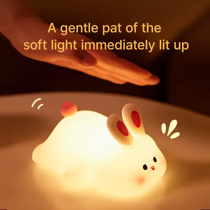 Cute Rabbit Desk Lamp LED Night Light for Kids & Decor | Clarify.pk ...