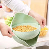 Double Layer Fruit and Vegetable Basket with Drain - Clarify.pk