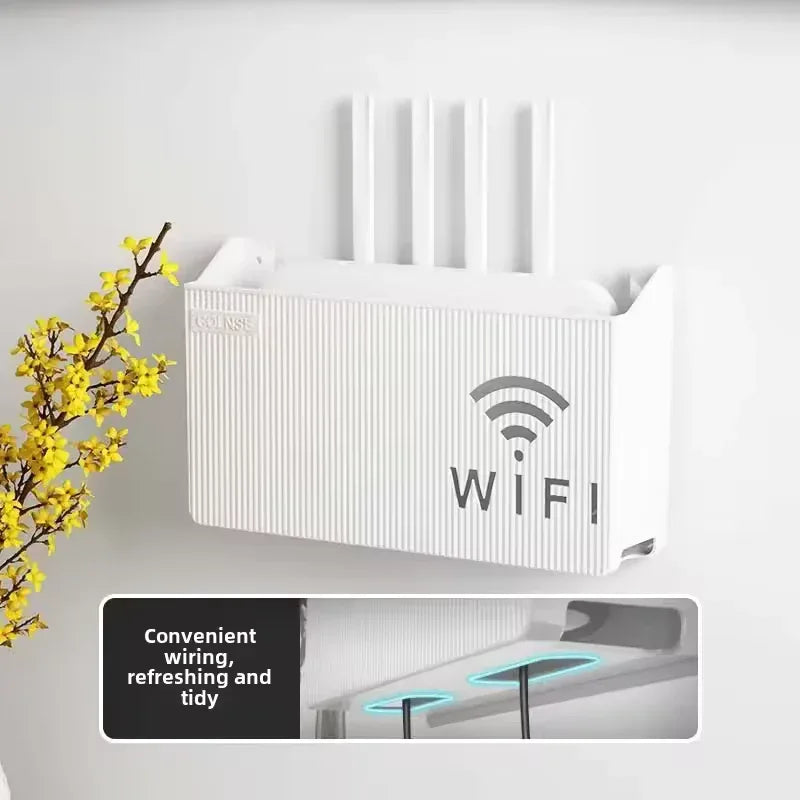 Wall Mounted Wifi Router Box with Storage Rack | Clarify.pk – Trenducts.pk