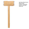 2 in 1 Wooden Meat Tenderizer Hammer for Kitchen - Clarify.pk