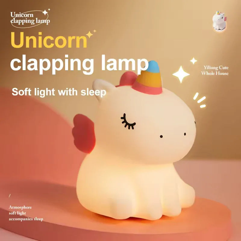 Unicorn LED Night Light with Adjustable Brightness - Clarify.pk